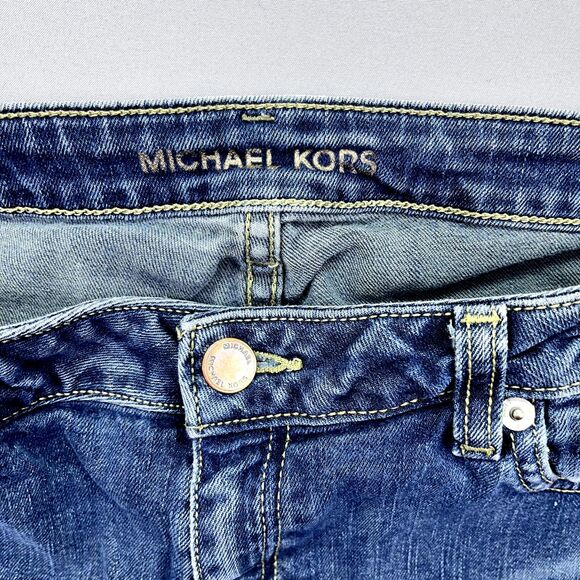 Michael Kors Skinny Dark Jeans RN#111818 Size 30 Medium Wash - Picture 8 of 16